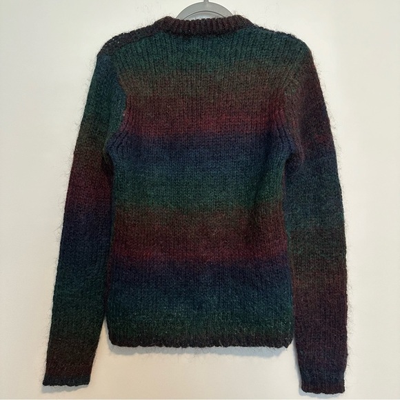 Topman knitwear ombré goat hair sweater - Picture 2 of 14